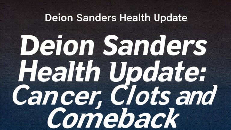 Deion Sanders Health Update: Cancer, Clots and Comeback