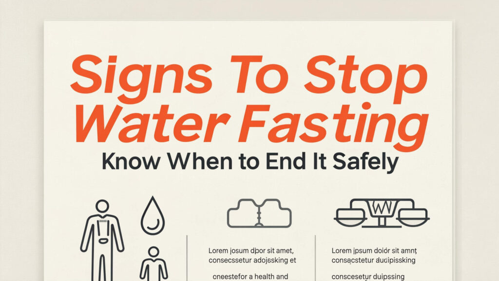 Signs To Stop Water Fasting: Know When to End It Safely