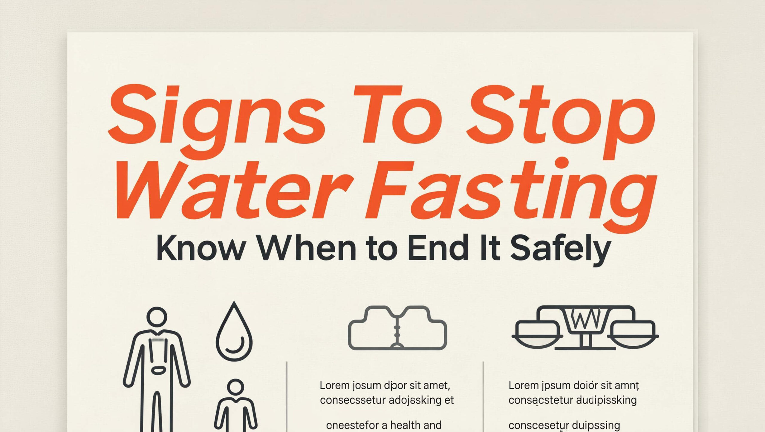 Signs To Stop Water Fasting: Know When to End It Safely