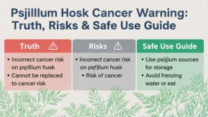 Psyllium Husk Cancer Warning: Truth, Risks & Safe Use Guide