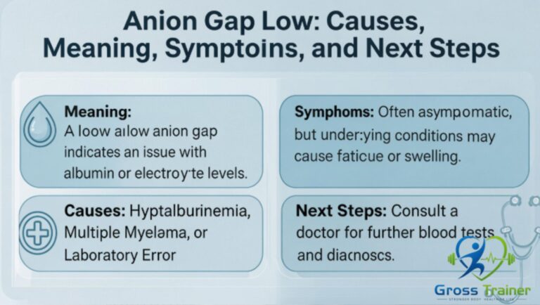 Anion Gap Low: Causes, Meaning, Symptoms, and Next Steps