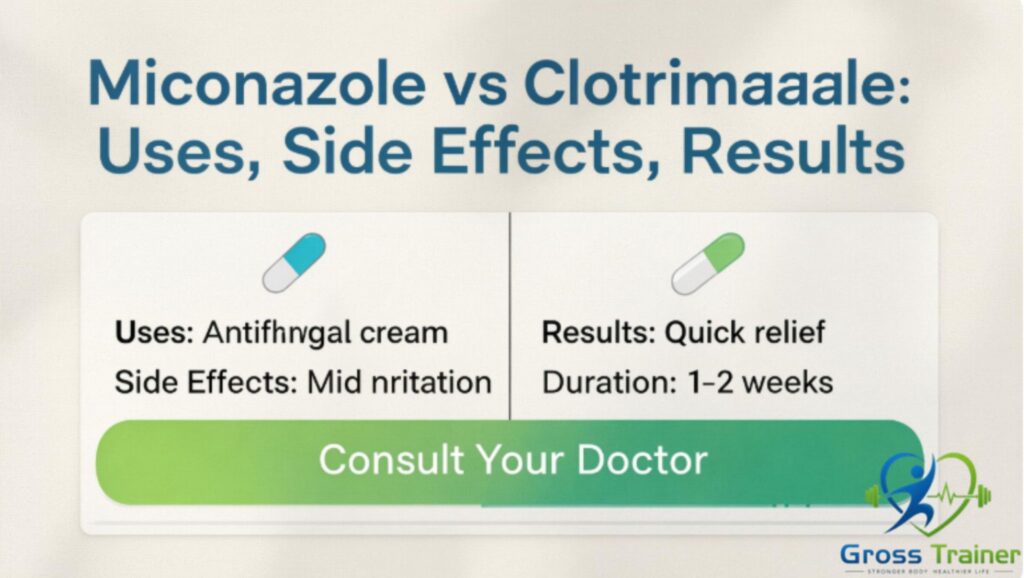 Miconazole vs Clotrimazole: Uses, Side Effects, Results